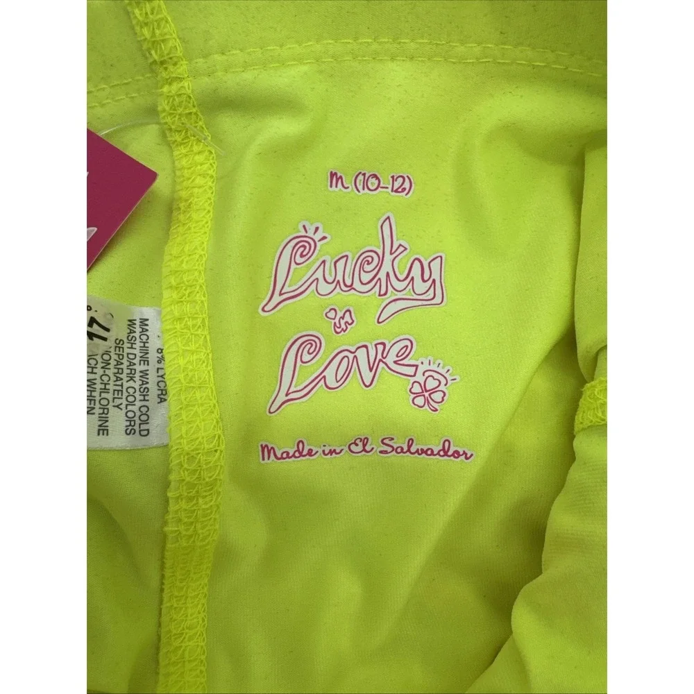 Lucky In Love Skort Girls M 10-12 Retro‎ Smocked Skirt Skort New With Tags